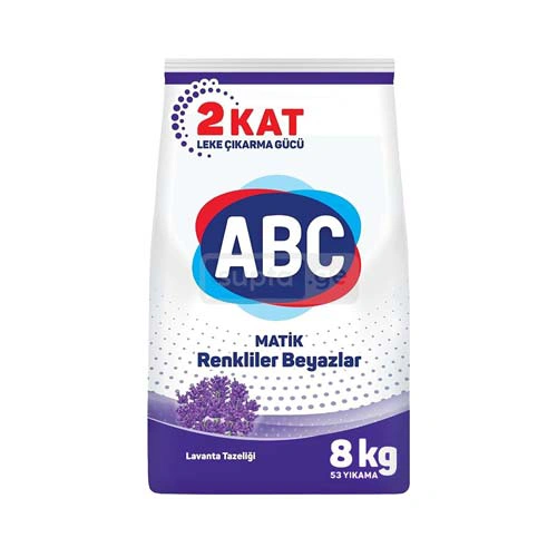 ABC-აბეცე სარეცხი ფხვნილი უნივერალი ავტომატი 8კგ